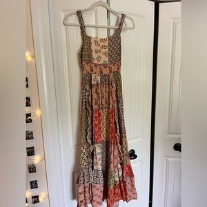 boho tie back maxi dress (abel the label)